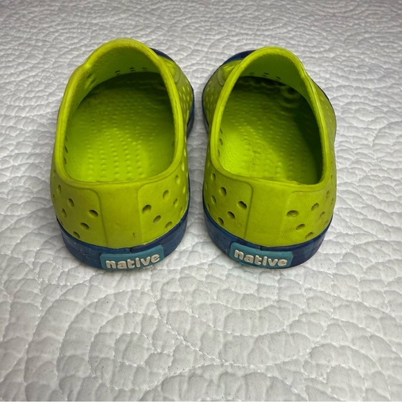 Native Shoes Yellow and Blue Water Shoes with Perforated Design - Picture 5 of 8